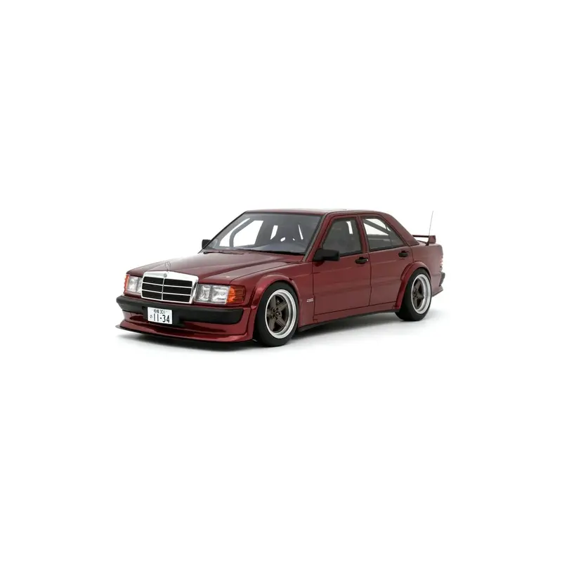 1:18 Mercedes-Benz 190E Rahu-Welt Republik 1984 -- Red -- Ottomobile 1