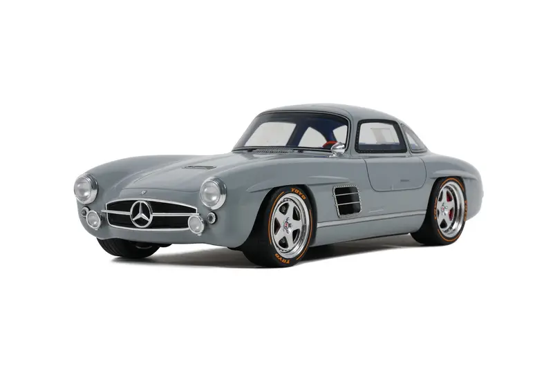 1:18 Mercedes-Benz 300 Sl -- S-Klub Gullwing Grey -- Gt Spirit 1