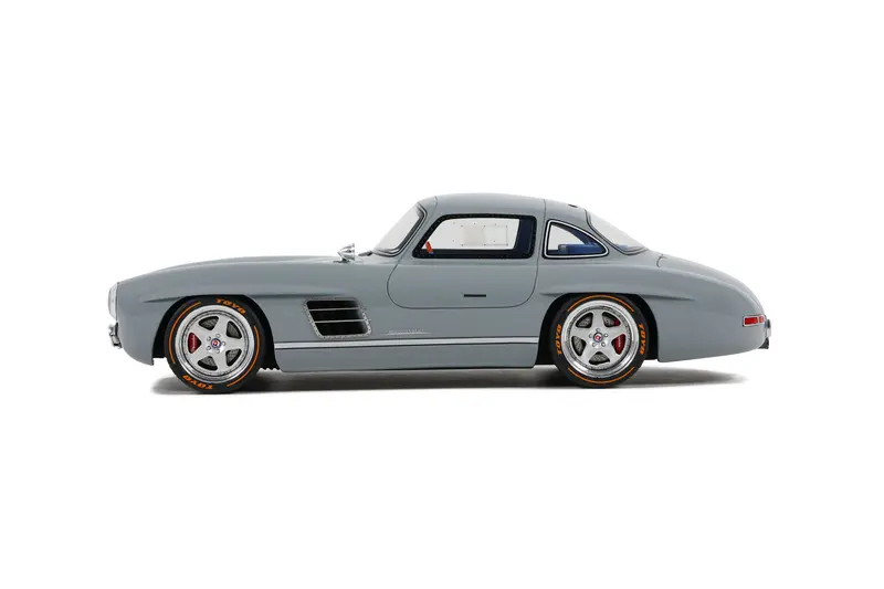 1:18 Mercedes-Benz 300 Sl -- S-Klub Gullwing Grey -- Gt Spirit 2