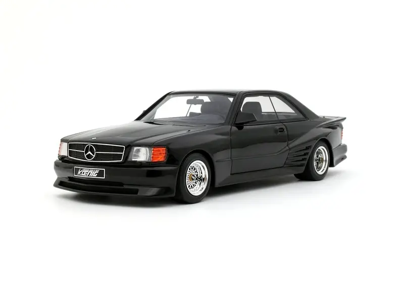 1:18 Mercedes-Benz 560 Sec Koenig Specials 1992 -- Black -- Ottomobile Ot1134 1