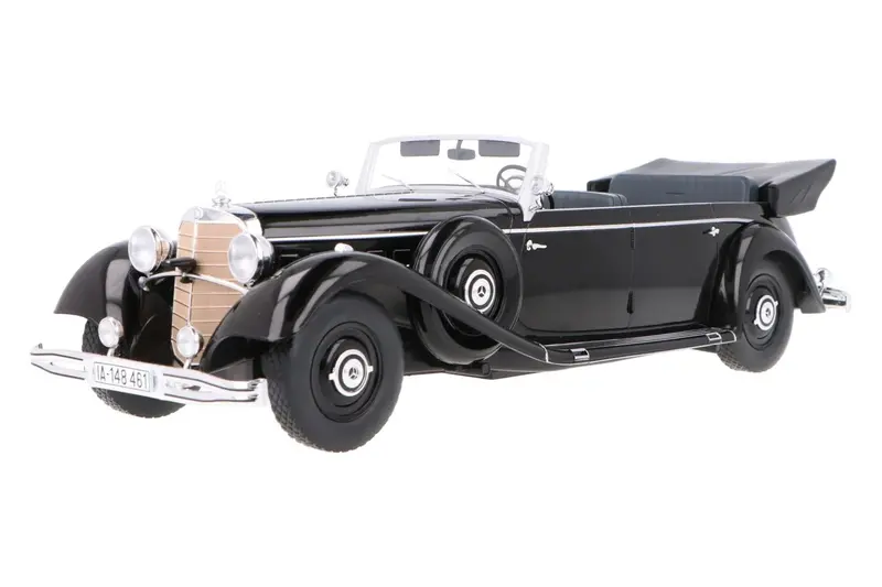 1:18 Mercedes-Benz 770K (W150) Cabriolet -- Black -- Model Car Group (Mcg) 1