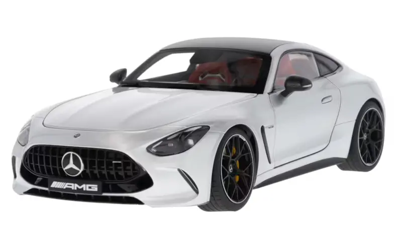 1:18 Mercedes-Benz Amg Gt63 Coupe -- Hightech Silver -- Nzg: Dealer Edition 1