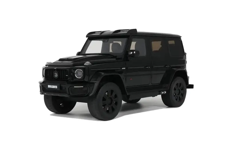 1:18 Mercedes-Benz G-Class Brabus G800 4X4 -- Super Black -- Gt Spirit 1