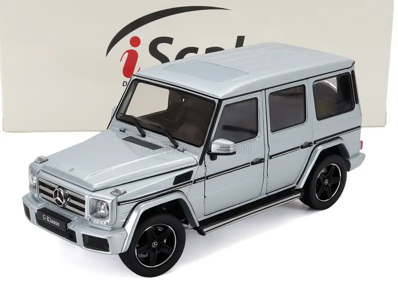 1:18 Mercedes-Benz G63 Amg G-Wagon (W463) 2015 -- Silver -- I-Scale 1