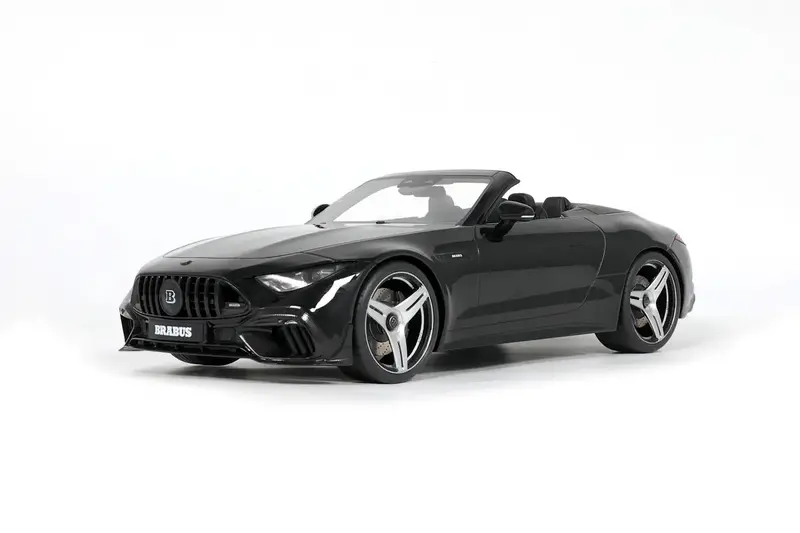 1:18 Mercedes-Benz Sl63 Amg Brabus 750 Bodo Buschmann -- Black -- Gt Spirit 1