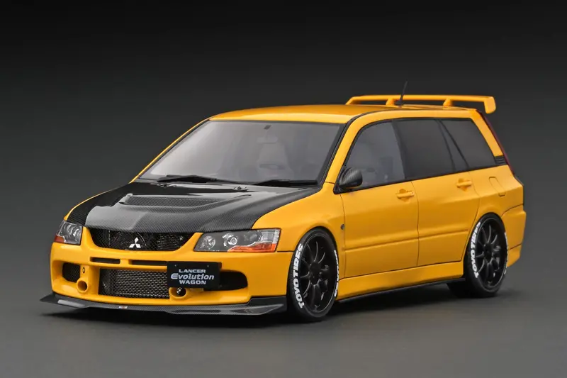 1:18 Mitsubishi Lancer Evo Ix (9) Wagon (Ct9w) -- Yellow -- Ignition Ig2773 1