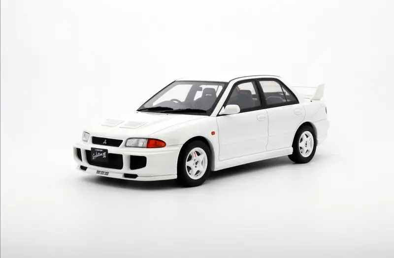 1:18 Mitsubishi Lancer Evolution Iii -- White -- Ottomobile 1