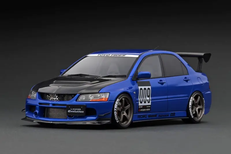 1:18 Mitsubishi Lancer Evolution Ix (9) (Ct9a) -- Blue -- Ignition Model Ig2378 1