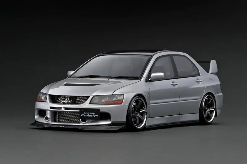 1:18 Mitsubishi Lancer Evolution Ix (9) (Ct9a) -- Silver -- Ignition Model Ig237 1