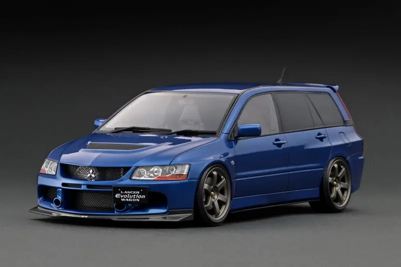 1:18 Mitsubishi Lancer Evolution Ix (9) Wagon (Ct9w) -- Blue -- Ignition Ig2772 1