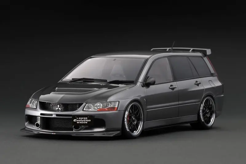 1:18 Mitsubishi Lancer Evolution Ix (9) Wagon (Ct9w) -- Grey -- Ignition Ig2774 1