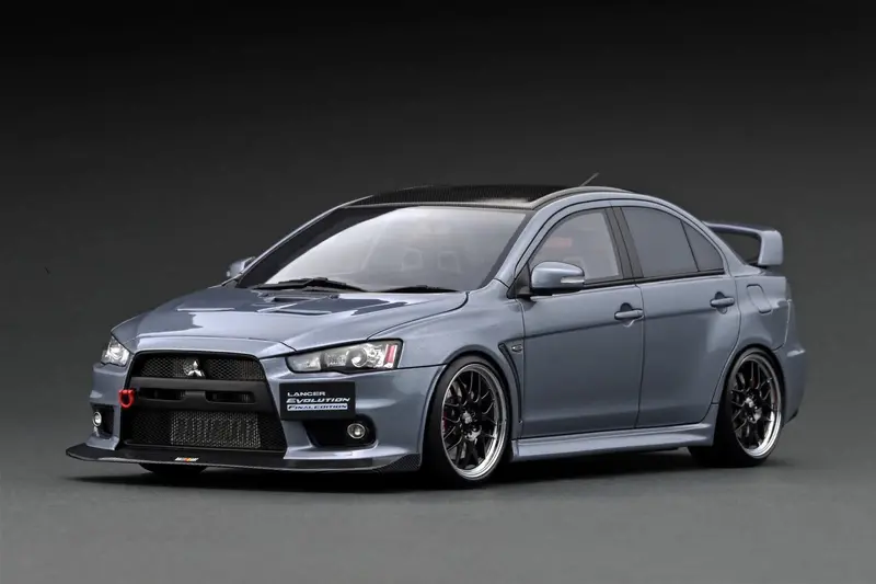 1:18 Mitsubishi Lancer Evolution X (Cz4a) -- Grey Metallic -- Ignition Ig3210 1