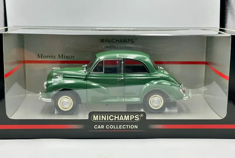 1:18 Morris Minor -- Green -- Minichamps 150137000 1