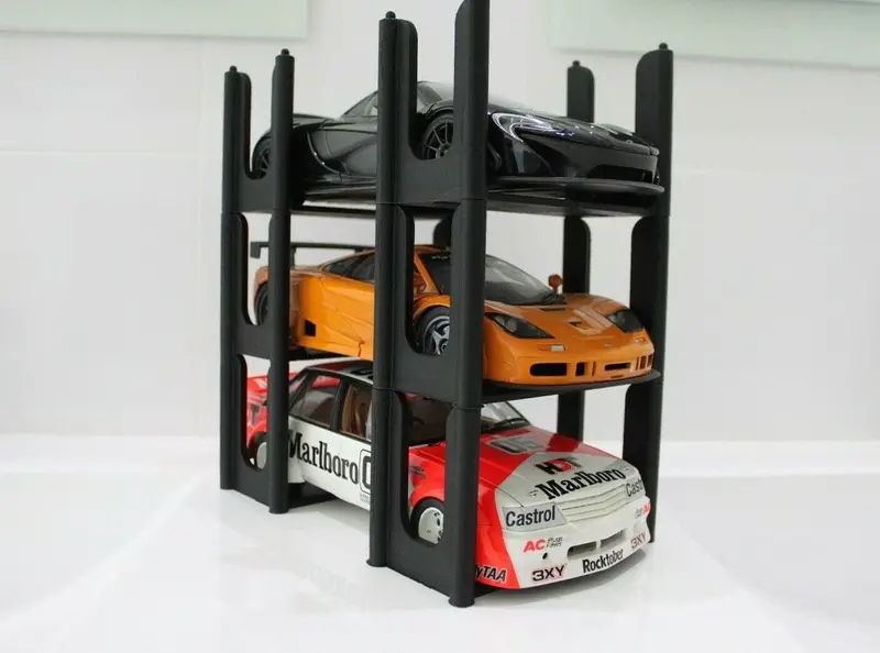 1:18 Multi Model Car Stacker -- 3D Printed Plastic Stands For Your Model Car 1