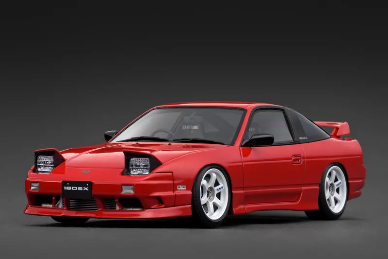 1:18 Nissan 180Sx Type X (Rps13) -- Red -- Ignition Model Ig3764 1
