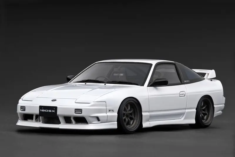 1:18 Nissan 180Sx Type X (Rps13) -- White -- Ignition Model Ig3760 1