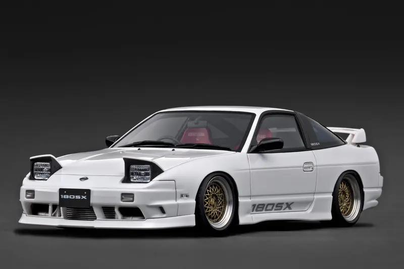 1:18 Nissan 180Sx Type X (Rps13) -- White -- Ignition Model Ig3763 1