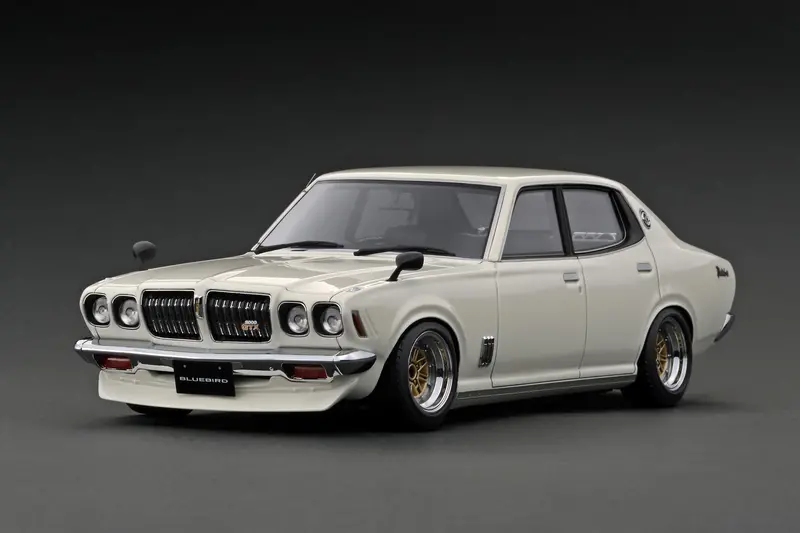 1:18 Nissan Bluebird U 2000Gtx (G610) -- White -- Ignition Model Ig3166 1