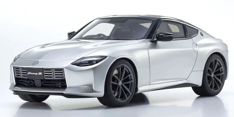 1:18 Nissan Fairlady Z Coupe 2023 -- Silver -- Kyosho Samurai 1