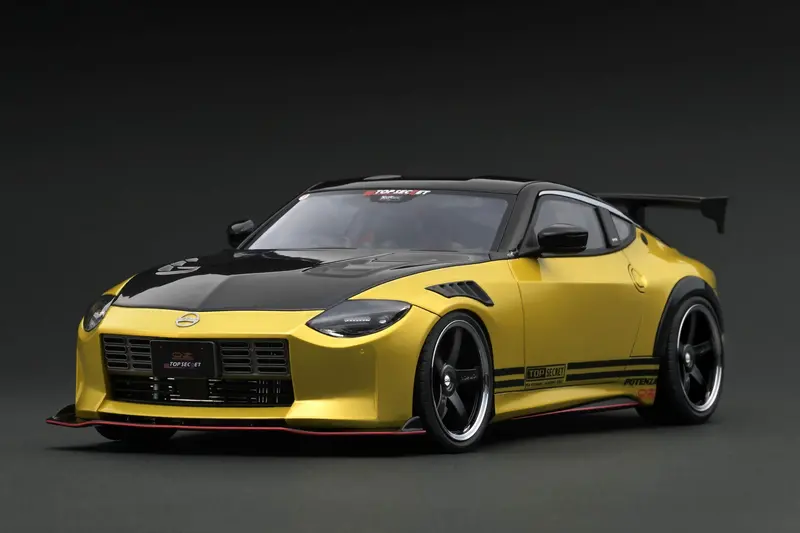 1:18 Nissan Fairlady Z (Rz34) -- Top Secret Gold -- Ignition Model Ig3380 1