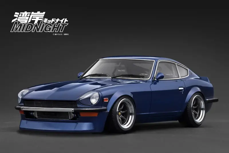 1:18 Nissan Fairlady Z (S30) - Blue -- Wangan Midnight -- Ignition Model Ig3592 1
