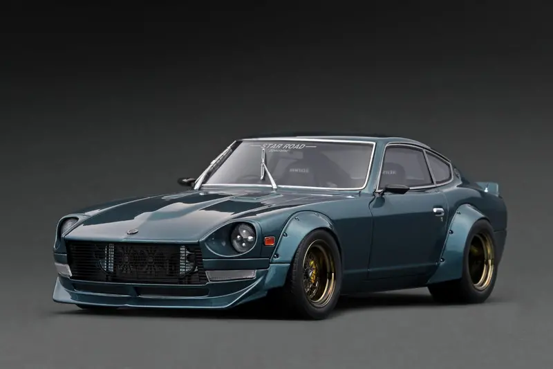 1:18 Nissan Fairlady Z (S30) Star Road -- Green Metallic -- Ignition Ig3111 1