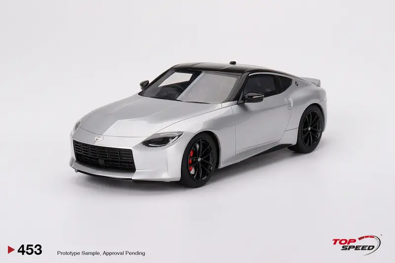 1:18 Nissan Fairlady Z Version St 2023 Rhd -- Brilliant Silver -- Topspeed Model 1