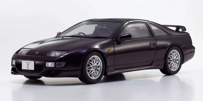 1:18 Nissan Fairlady Z (Z32) Version R 2By2 -- Purple -- Kyosho Ksr18028p 1