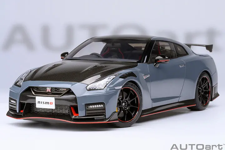 1:18 Nissan Gt-R (R35) Nismo Special Edition 2022 -- Stealth Grey -- Autoart 1