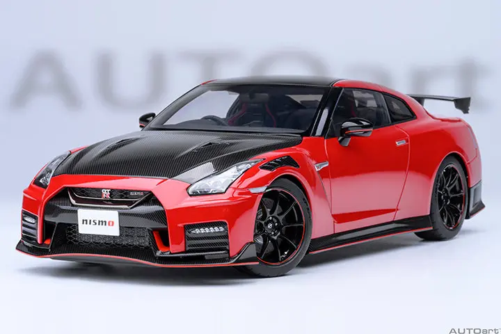 1:18 Nissan Gt-R (R35) Nismo Special Edition 2022 -- Vibrant Red -- Autoart 1