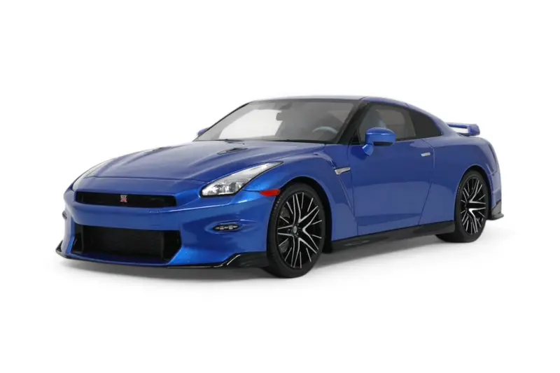 1:18 Nissan Gt-R T-Spec "Skyline Edition" -- Bayside Blue -- Gt Spirit 1