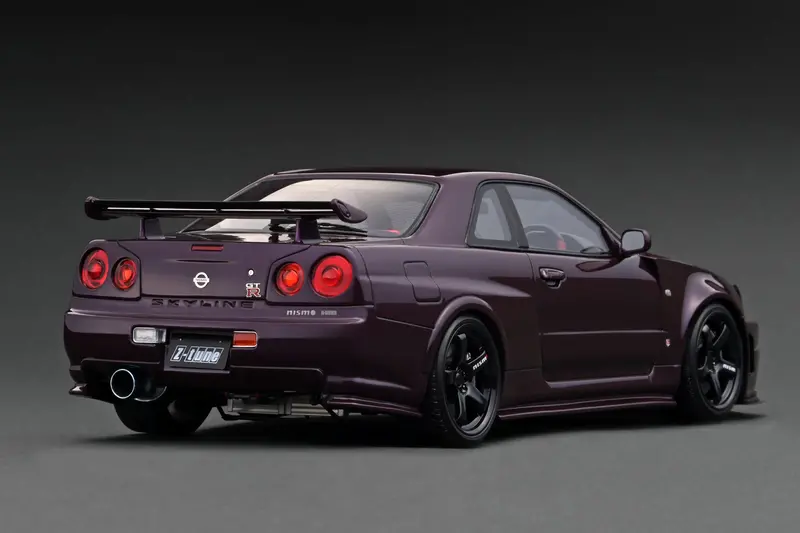1:18 Nissan R34 Skyline Gt-R Nismo Z-Tune -- Midnight Purple -- Ignition Ig3225 2