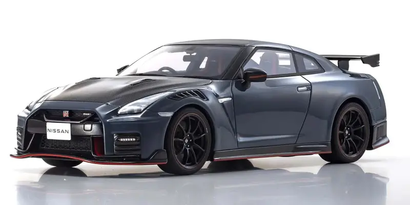 1:18 Nissan R35 Gt-R Nismo 2022 -- Grey -- Kyosho Samurai Ksr18054gr 1