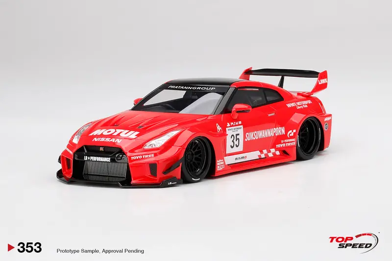 1:18 Nissan R35 Gt-Rr Ver.1 -- Motul Lb-Silhouette Works Gt -- Top Speed Models 1