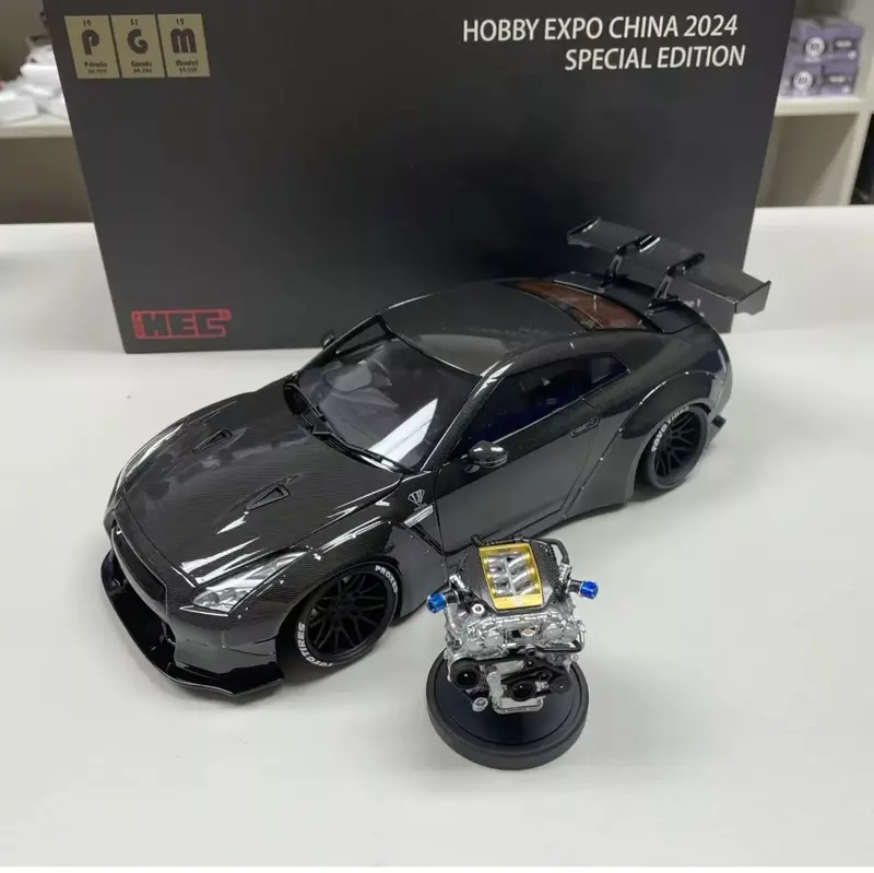 1:18 Nissan R35 Gtr Lb-Works Type 1 -- Carbon Fibre -- Pgm 2024 China Hobby Expo 1