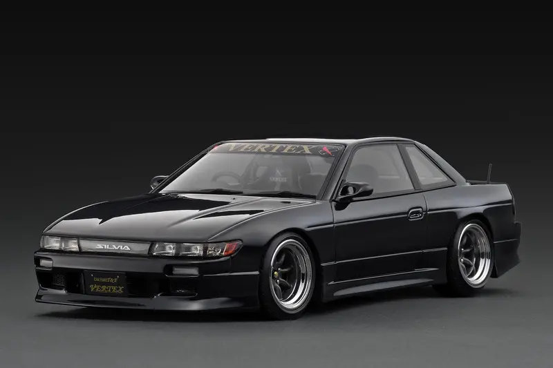 1:18 Nissan S13 Silvia Vertex -- Black -- Ignition Model Ig3588 1