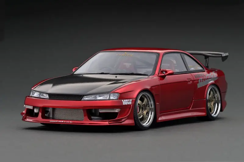 1:18 Nissan S14 Silvia Vertex -- Red Metallic -- Ignition Model Ig3084 1