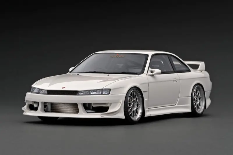 1:18 Nissan S14 Silvia Vertex -- White  -- Ignition Model Ig3082 1