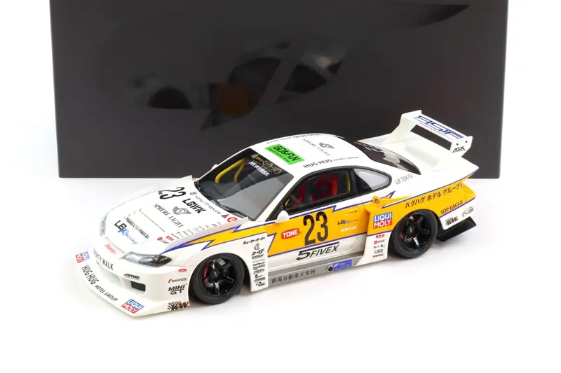 1:18 Nissan Silvia S15 Lb Super Silhouette - #23 Yellow/White -- Gt Spirit Gt560 1