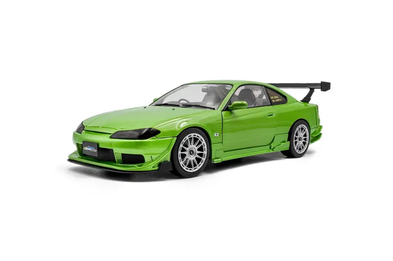 1:18 Nissan Silvia S15 Spec-R Aero 1999 -- Green -- Solido 1