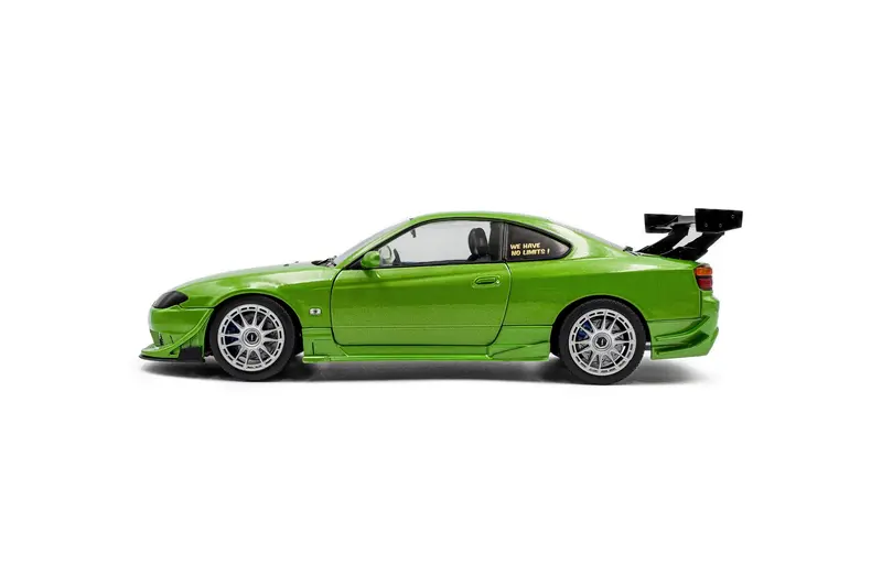 1:18 Nissan Silvia S15 Spec-R Aero 1999 -- Green -- Solido 2