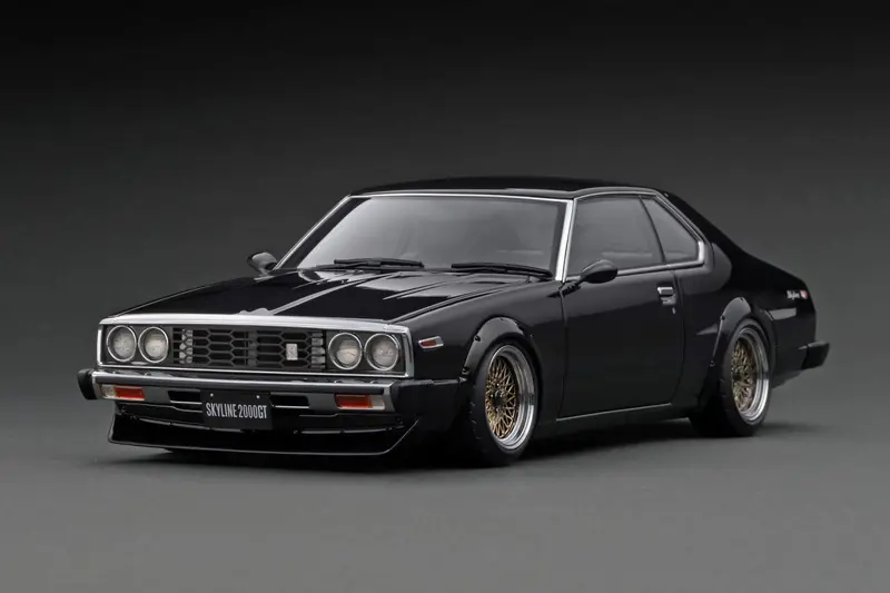 1:18 Nissan Skyline 2000 Gt-Es (C210) -- Black -- Ignition Model Ig3230 1