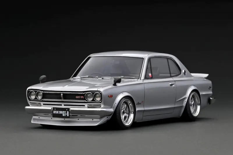 1:18 Nissan Skyline 2000 Gt-R (Kpgc10) -- Silver -- Ignition Model Ig3236 1