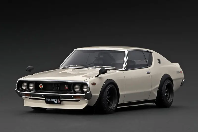 1:18 Nissan Skyline 2000 Gt-R (Kpgc110) -- Ivory White -- Ignition Model Ig3456 1