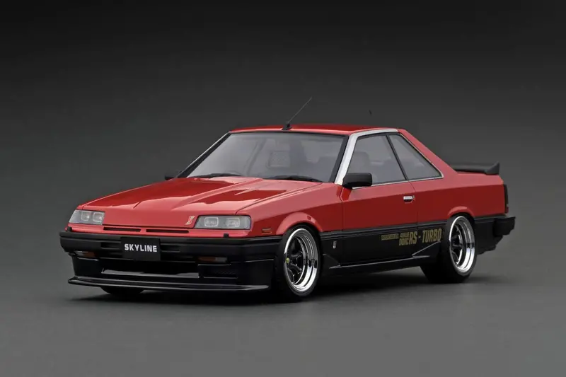 1:18 Nissan Skyline 2000 Rs-X Turbo-C (R30) - Red/Black -- Ignition Model Ig2440 1