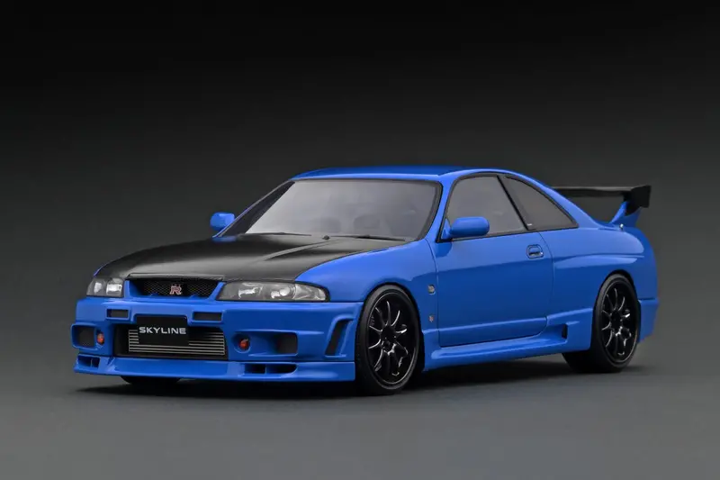 1:18 Nissan Skyline Gt-R (Bcnr33) -- Blue -- Ignition Model Ig2780 1