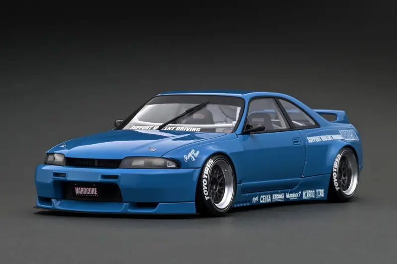 1:18 Nissan Skyline Gt-R R33 Pandem -- Blue -- Ignition Model Ig3026 1