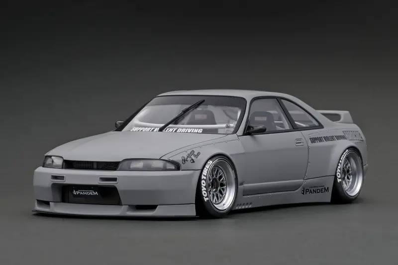 1:18 Nissan Skyline Gt-R R33 Pandem -- Matte Grey -- Ignition Model Ig3034 1