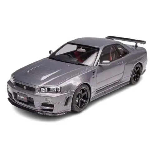 1:18 Nissan Skyline Gt-R (R34) Nismo Crs Ver. -- Gun Metallic Grey -- Motorhelix 1