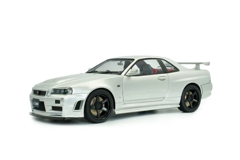 1:18 Nissan Skyline Gt-R (R34) Z-Tune -- Silver -- Solido 1